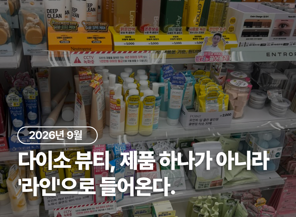 26년 9월 다이소 시장조사